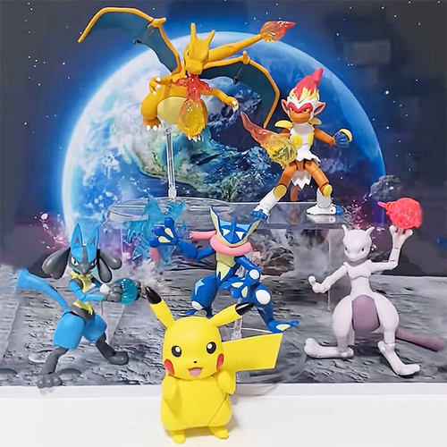 感宝可梦手办男孩子玩具可动模型