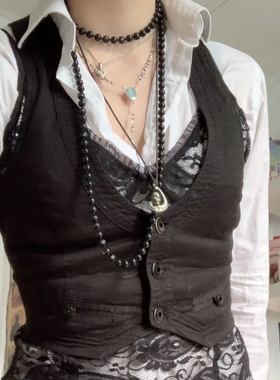 Women's Dressy Waistcoat Racerback Vest Tuxedo Suit Waistcoa