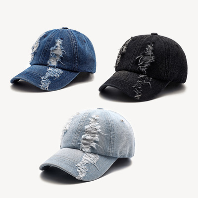 hip hop flat demin cap women men hip hop hat 嘻哈帽 caps