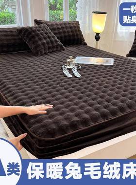 Fully Wrap Bed Fitted Sheet Warm Mattress Protective Cover