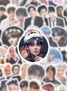 TXT明星贴纸韩国偶像ins高颜值周边创意装饰手机水杯手账防水贴画