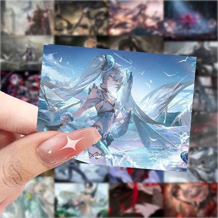 189张战双A款双帕弥什游戏周边贴纸ins二次元装饰手账diy防水贴画