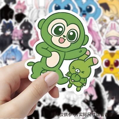 60张迷你特工队拟人贴纸