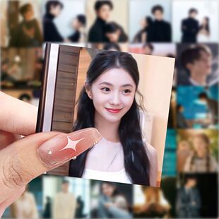 118张脱轨贴纸清纯刘浩存周边林一ins风高颜值手账笔记本diy贴画