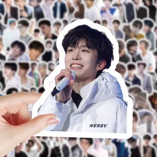 206张范丞丞贴纸帅哥明星ins风高颜值可爱手账笔记本手机桌面贴画