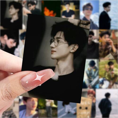 126张白敬亭贴纸时代少年高颜值周边diy装饰笔记本手账潮流贴画 - 封面