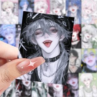 桌面手机手账创意装 高颜值189张猫猫拟人插画贴纸ins风格 饰优选