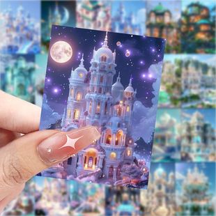 126梦中情房贴纸创意个性周边手账女孩装饰防水diy手机壳桌面贴画