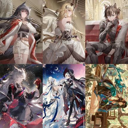 明日方舟贴纸二次元游戏周边贴画diy手机电脑笔记本行李箱装饰图