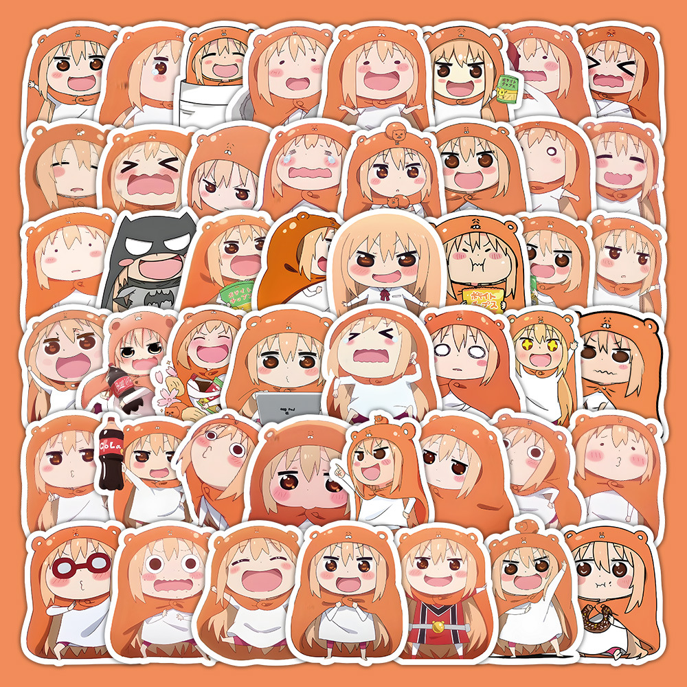 63张 Q版小埋贴纸日漫可爱周边水杯行李箱手账本桌面装饰防水贴画