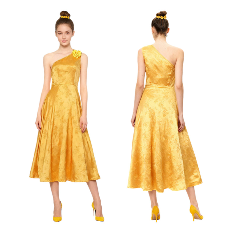 朱迪黄色cos礼服22236