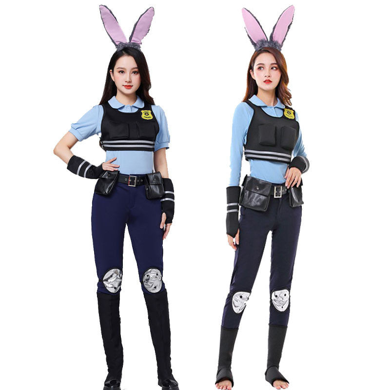 万圣节成人朱迪警官COS服