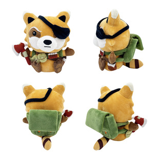 Plush 跨境新品 Spiffo 玩偶公仔 Steadfast 独眼浣熊毛绒玩具