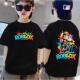 洋气休闲圆领上衣 ROBLOX卡通男女中小儿童简约短袖 夏季 新款