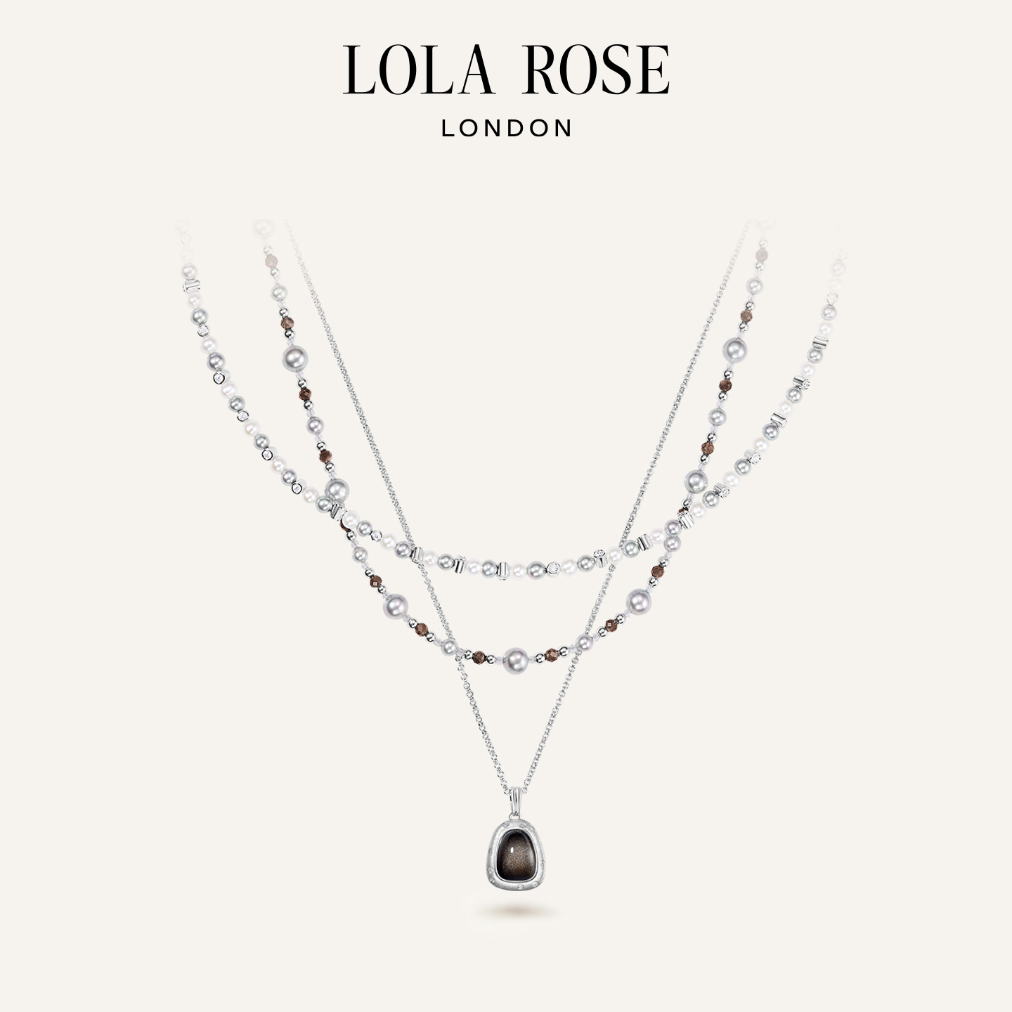 Lola Rose罗拉玫瑰  英国 光迹系列猫眼进口项链女礼物