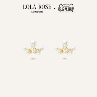 the Lola Lily Valley英国铃兰耳饰生日礼物 Rose罗拉玫瑰