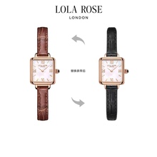 Lola Rose罗拉玫瑰 Cube系列小棕表手表女爆款生日礼物送女友