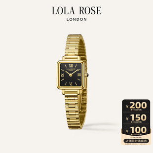 Cube英国黑金表中古复古风进口手表女礼物 LolaRose 限时优惠