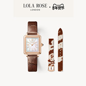 秋冬限定 Lola Rose罗拉玫瑰 Cube英国新款 小棕表进口手表女表