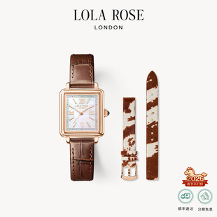 【秋冬限定】Lola Rose罗拉玫瑰 Cube英国新款小棕表进口手表女表