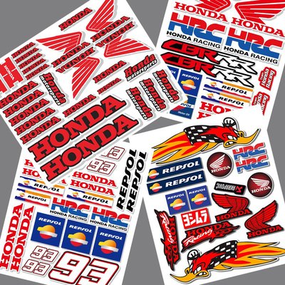 适用摩托车贴纸机车改装防水车贴