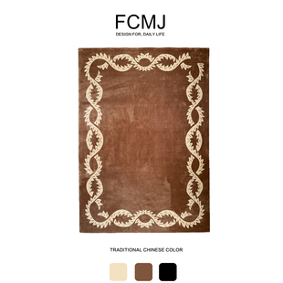 方寸美居法式地毯大宅标配耐脏宝藏毯地毯大别野别墅客厅