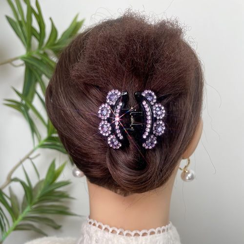 韩版发饰水钻发抓盘发器