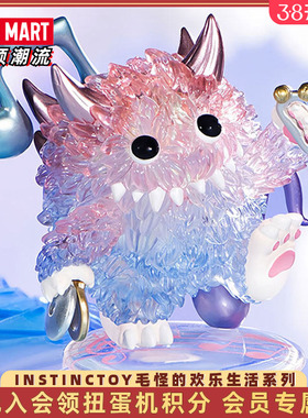 POPMART泡泡玛特 INSTINCTOY毛怪的欢乐生活系列手办盲盒玩具礼物