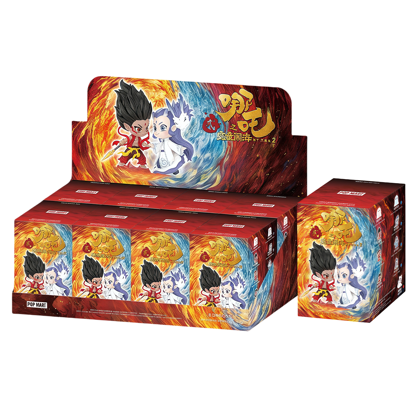 泡泡玛特哪吒天生羁绊系列手办