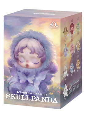 【百亿】POPMART泡泡玛特SKULLPANDA光织园系列搪胶毛绒挂件盲盒