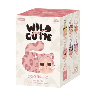 POPMART泡泡玛特哭娃CRYBABY豹豹猫猫系列搪胶毛绒挂件 百亿