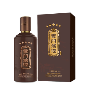 云门酱酒 五星老酱53度500ml高度酱香型白酒坤沙纯粮酿造礼盒白酒