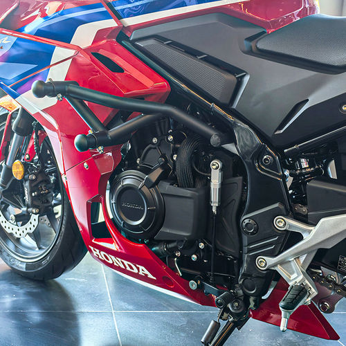 适用于本田CBR500R保险杠改装防摔护杠竞技杠保护杠弹簧杠配件