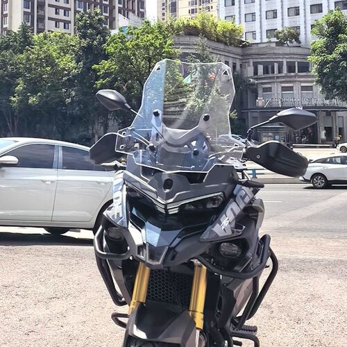 适用无极DS625X改装加高直线风挡DS525x/DS500X挡风玻璃专用风挡