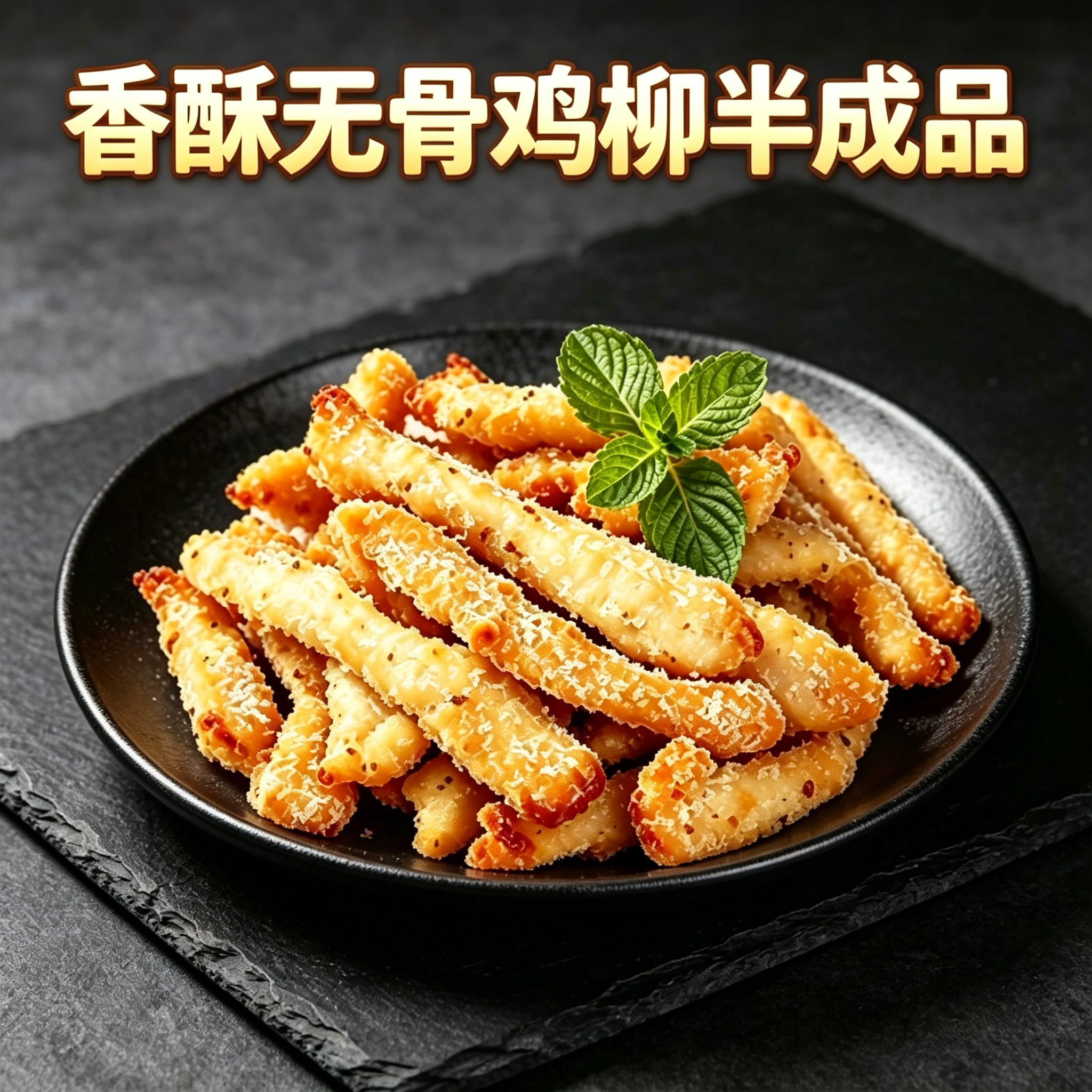 无骨鸡柳鸡米花黑椒鸡块香煎鸡排爆汁空气炸锅零食半成品家庭装