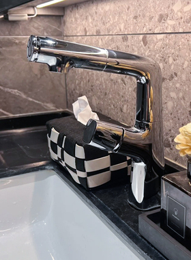 WINMV 奶白色旋转升降抽拉浴室洗手池洗脸盆面盆水龙头冷热防溅水