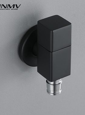 WINMV 西门子全自动洗衣机专用水龙头迷你黑色全铜龙头家用4分6分