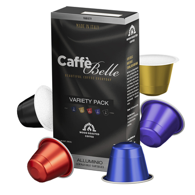 精品意大利进口咖啡胶囊10颗铝壳兼容雀巢nespresso系统