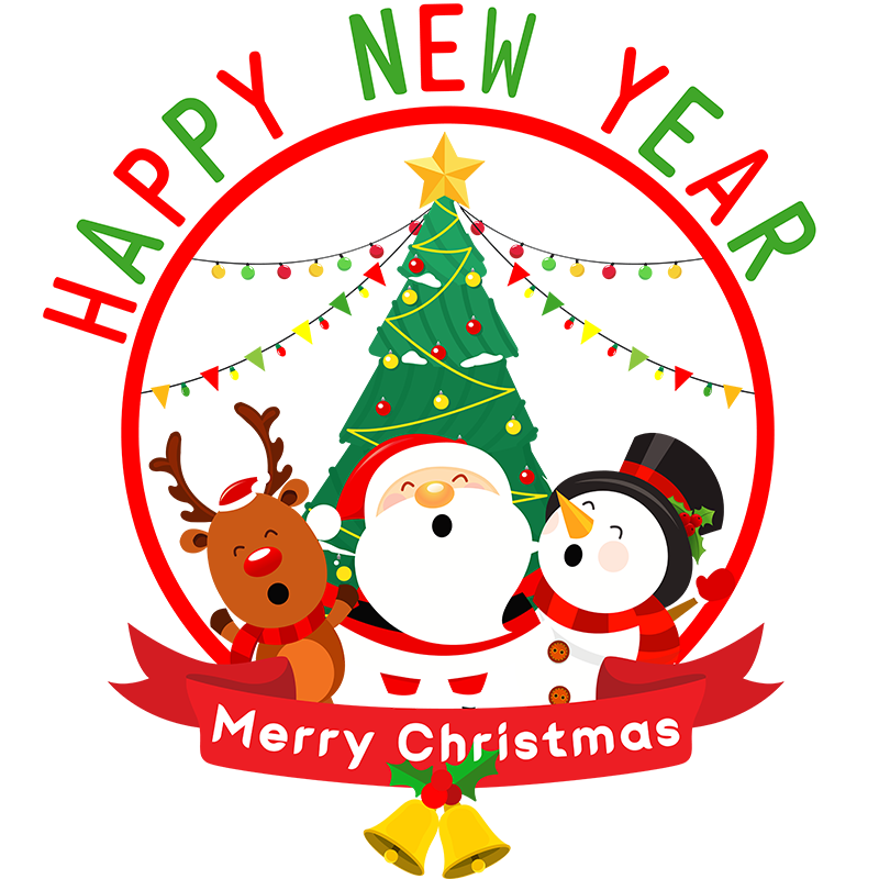2027圣诞节静电贴纸玻璃