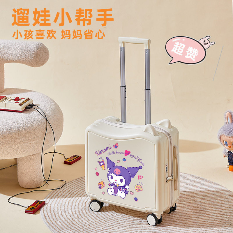 啄木鸟可坐可骑行箱儿童行李箱18寸登机箱迷你拉杆箱骑行箱卡通遛