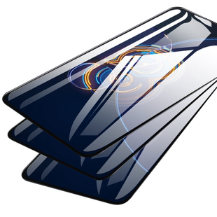 适用于华硕zenfone9钢化膜全屏覆盖zenfone8flip手机膜asuszenfone9/7/7pro玻璃屏幕防摔爆屏保手机保护贴膜