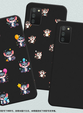 适用三星M022手机壳三星A02欧版高级磨砂壳GalaxyM02s中国风三星F02s防摔Q版蜜袋鼯全包边SM-A022M保护套