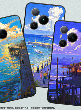 适用荣耀畅玩Play9C手机壳NIC-AN00全包400Pro防摔AGI-AN00蓝色天空畅玩60m商务X70耐磨PPG-AN00保护套