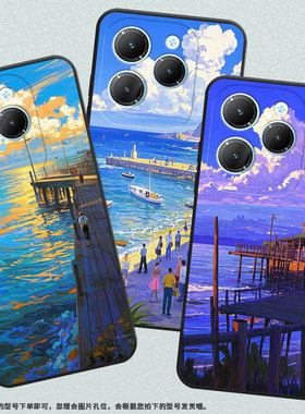 适用传音TecnoPova6Pro手机壳InfinixHot40保护套Smart8全包边Li9五彩斑斓Pova3轻薄LF7n高级X6525保护套