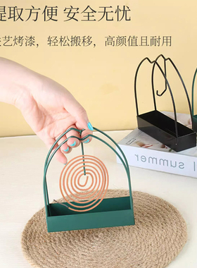 三角蚊香架家用创意铁艺