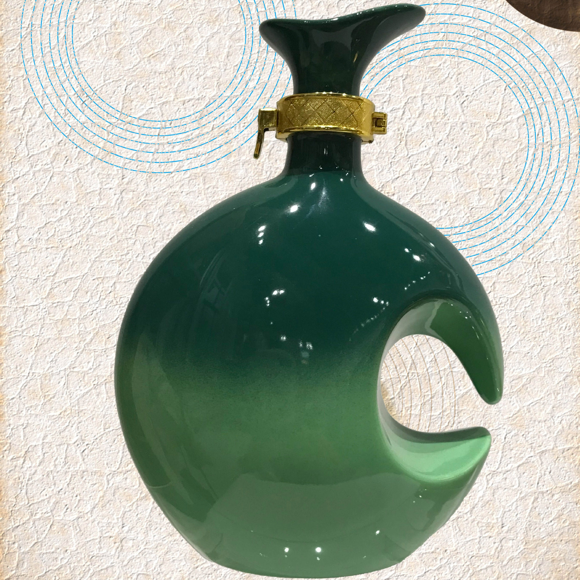 高档酒坛酒罐太阳瓶月亮瓶1斤装个性通用空白酒瓶酒坛酒壶