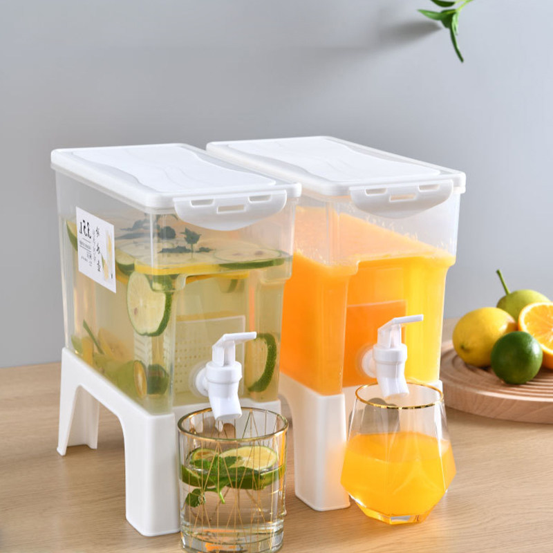 冷水壶家用带龙头放冰箱水果茶壶夏家用柠檬水瓶水壶凉水桶冷泡瓶
