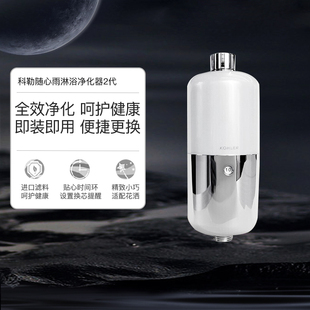 科勒净水器随心雨淋浴净化器花洒过滤器R21812T IF奖 21813