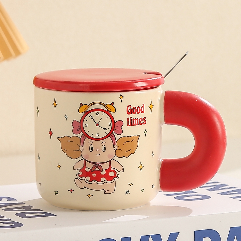 时光复古陶瓷马克杯大容量