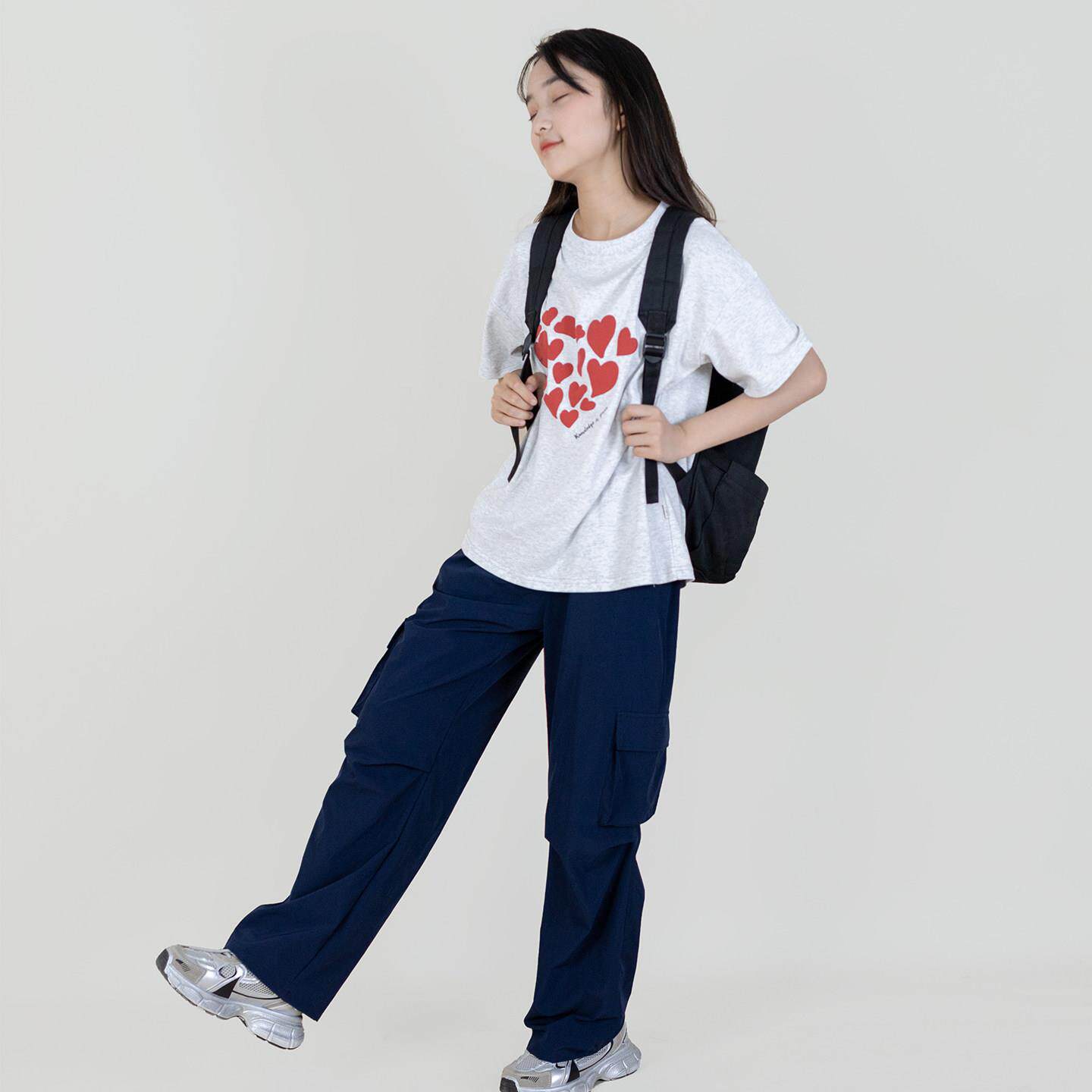 冰丝速干2580薄夏款透气工装外裤女童户运动裤2206季中大童防蚊裤